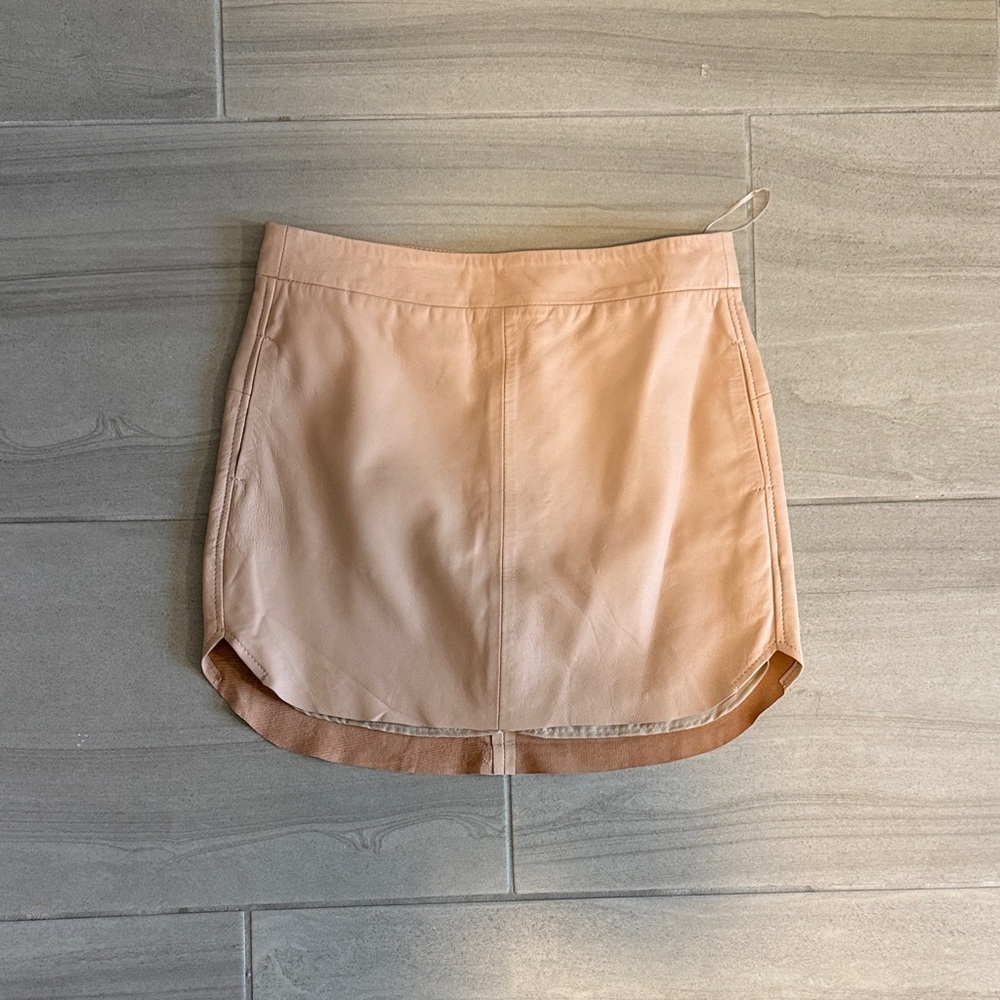 Karina Grimaldi Peach Mini Skirt